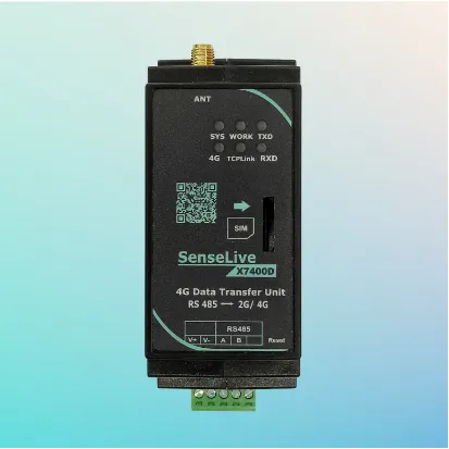 SenseLive X7400D (DIN-rail 4G CAT1 DTU with RS485 Interface)