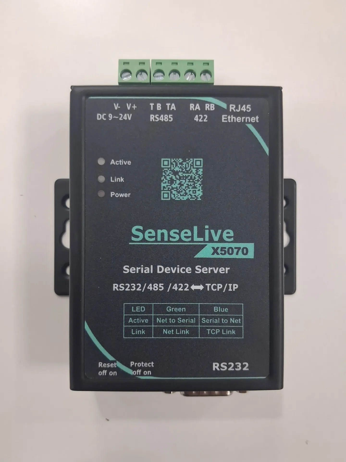 SenseLive X5070 (RS485/232/422 TO TCP MQTT JSON ModbusTCP )